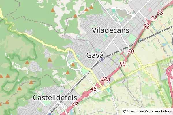 Mapa Gavà