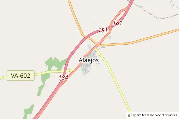 Mapa Alaejos