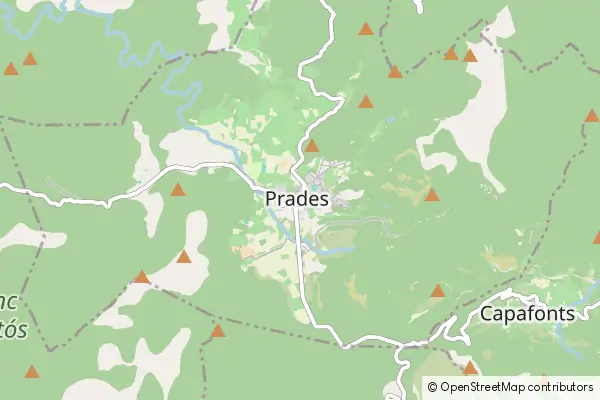 Mapa Prades