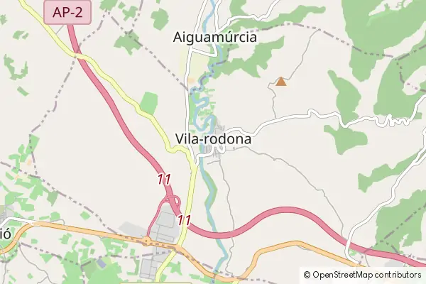 Mapa Vila-rodona