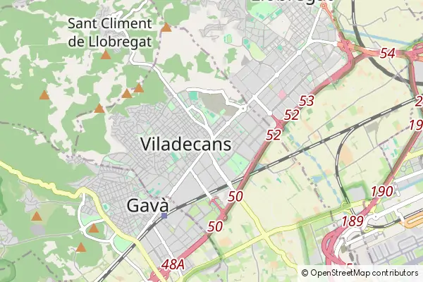 Mapa Viladecans