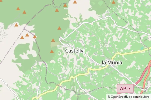 Mapa Castellvi de la Marca