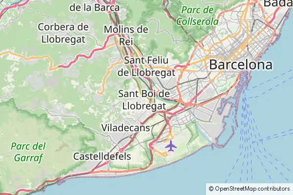 Mapa Sant Boi de Llobregat