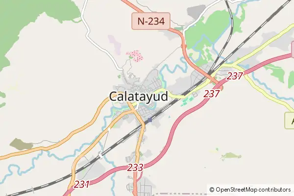 Mapa Calatayud