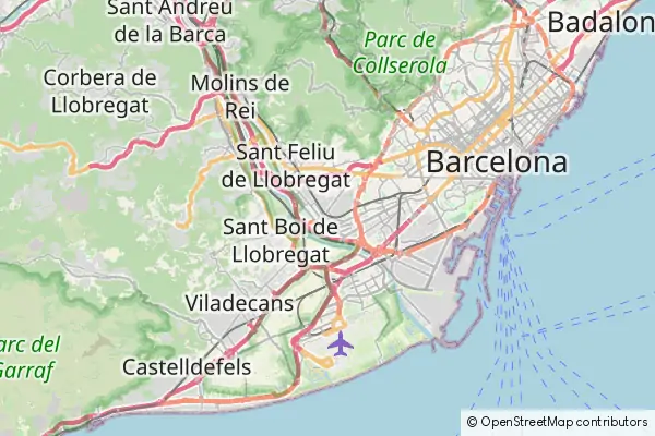 Mapa Cornellà de Llobregat