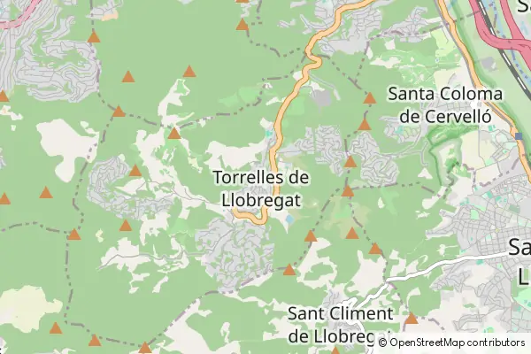 Mapa Torrelles de Llobregat