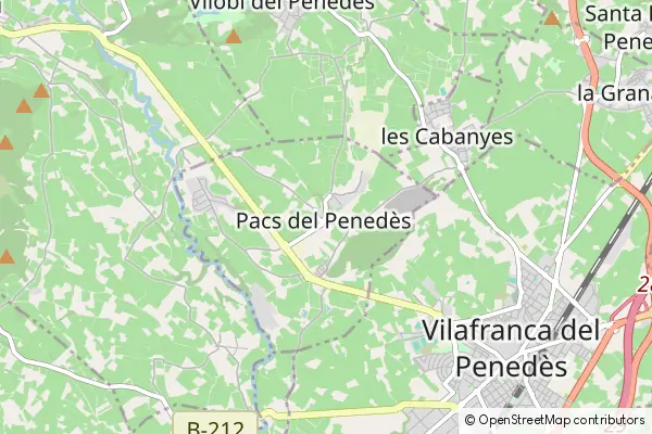 Mapa Pacs del Penedes