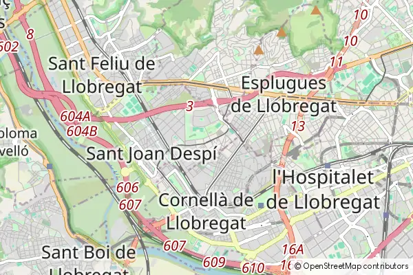 Mapa Sant Joan Despí