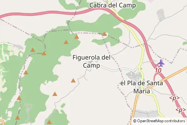 Mapa Figuerola del Camp