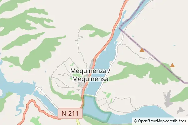 Mapa Mequinenza