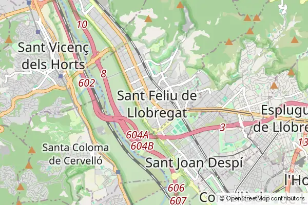 Mapa Sant Feliu de Llobregat