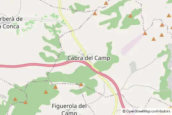 Mapa Cabra del Camp