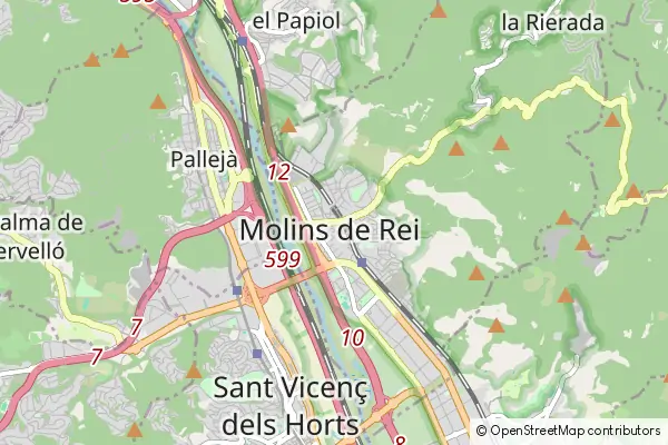 Mapa Molins de Rei