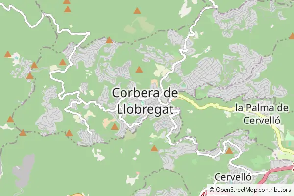 Mapa Corbera de Llobregat