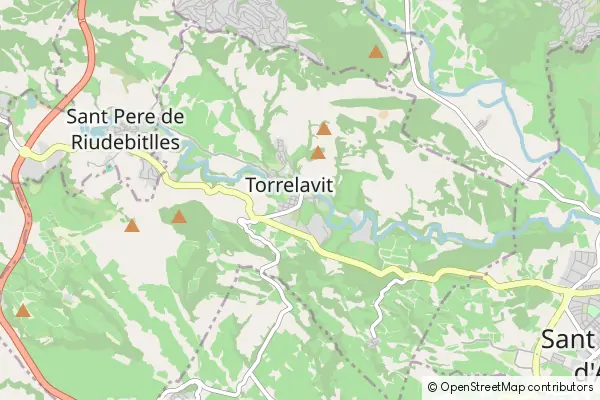 Mapa Torrelavit