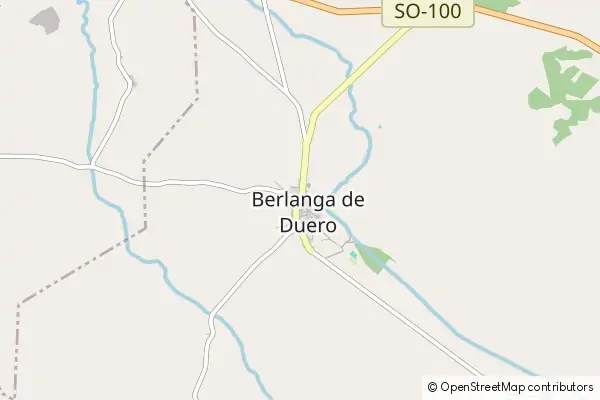 Mapa Berlanga de Duero