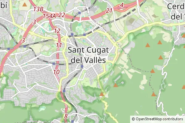 Mapa Sant Cugat del Vallès