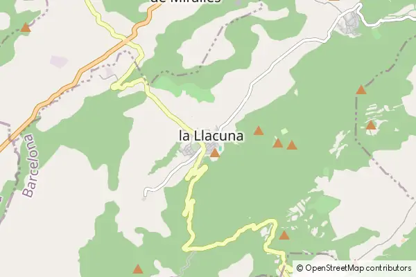 Mapa La Llacuna