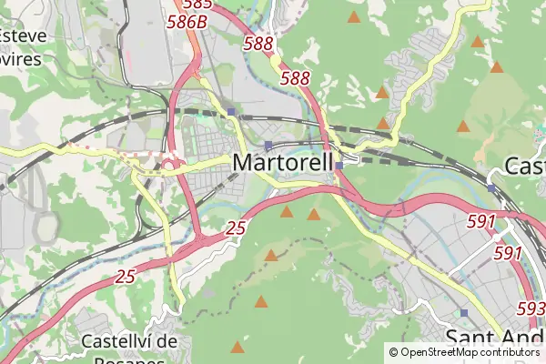 Mapa Martorell