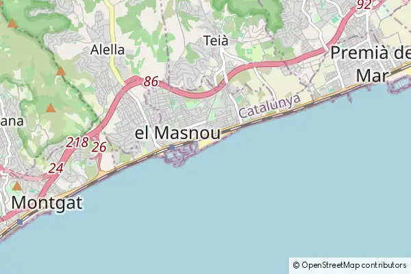 Mapa El Masnou