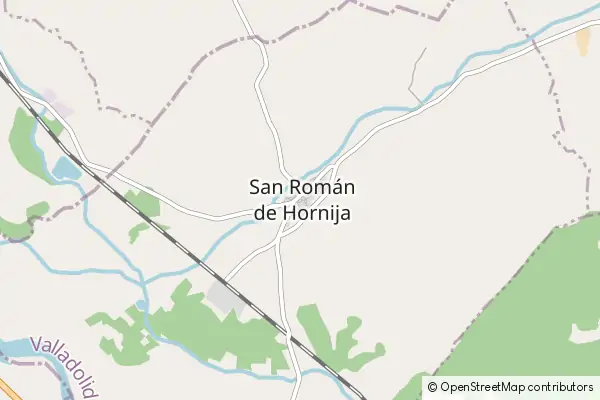 Mapa San Román de Hornija