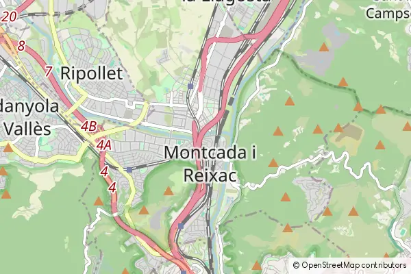 Mapa Montcada i Reixac
