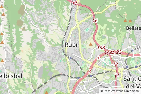 Mapa Rubí