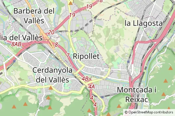 Mapa Ripollet