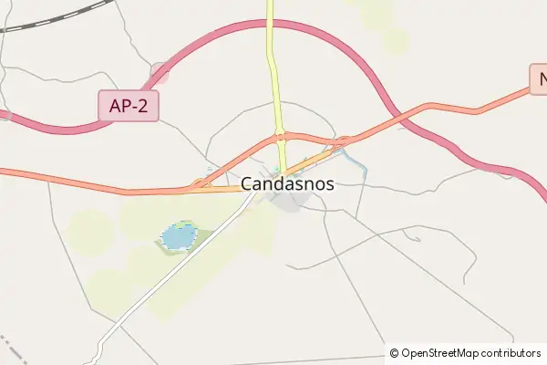 Mapa Candasnos