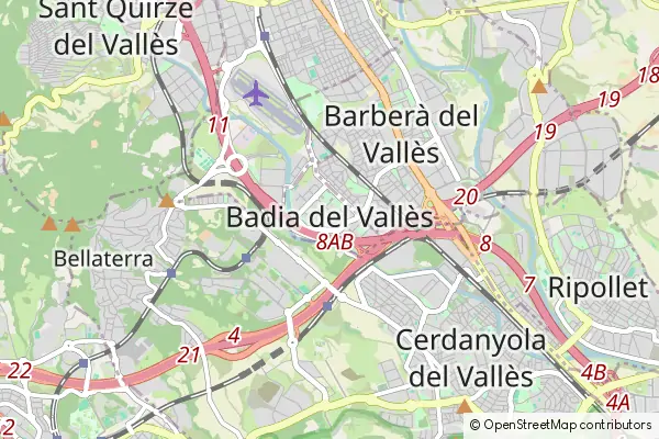 Mapa Badia del Valles