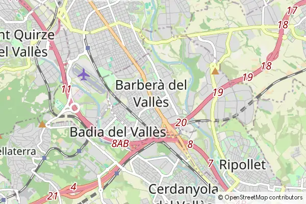 Mapa Barberà del Vallès