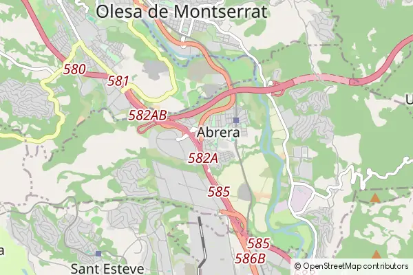 Mapa Abrera