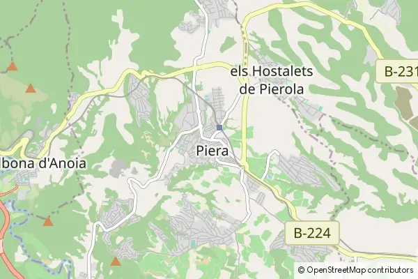 Mapa Piera