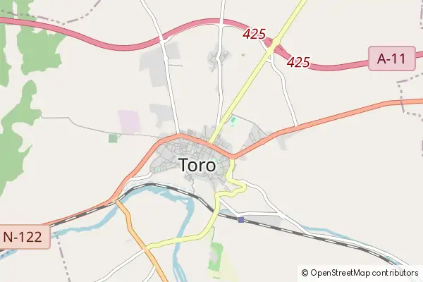 Mapa Toro