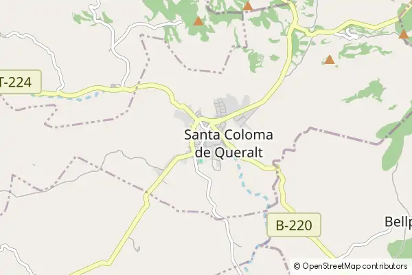 Mapa Santa Coloma de Queralt