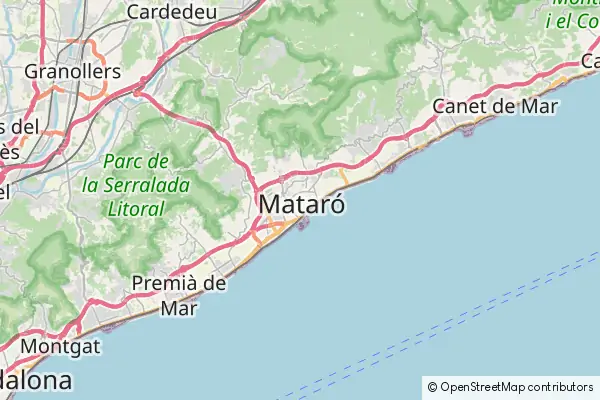 Mapa Mataró