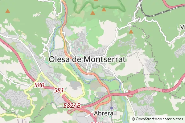 Mapa Olesa de Montserrat