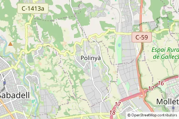 Mapa Polinyà