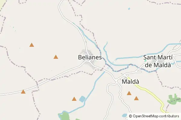 Mapa Belianes