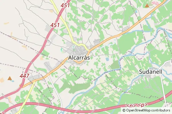 Mapa Alcarràs