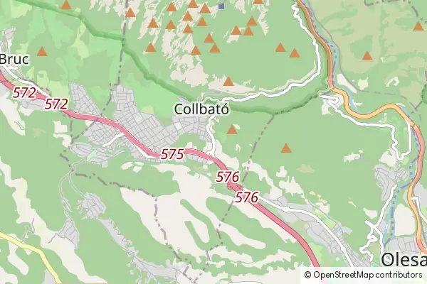 Mapa Collbató