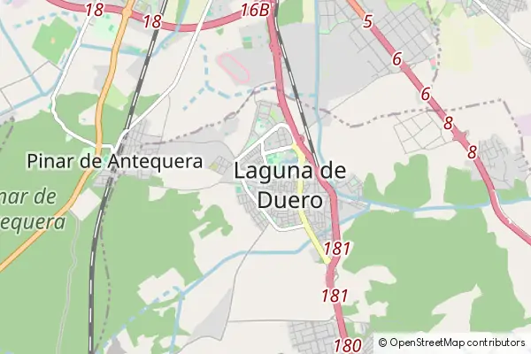 Mapa Laguna de Duero