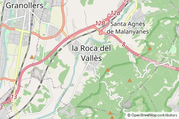 Mapa La Roca del Vallès