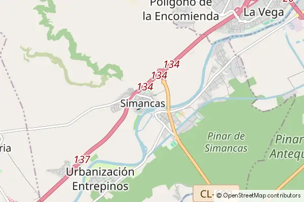 Mapa Simancas