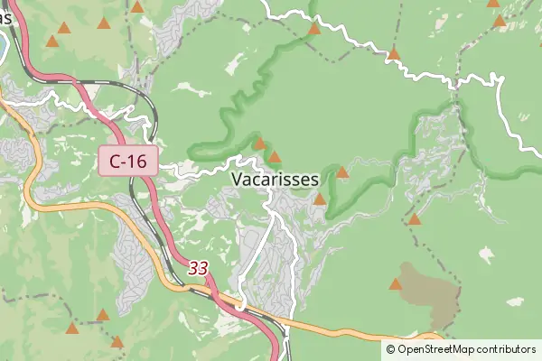 Mapa Vacarisses