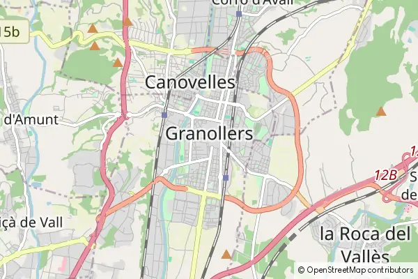 Mapa Granollers