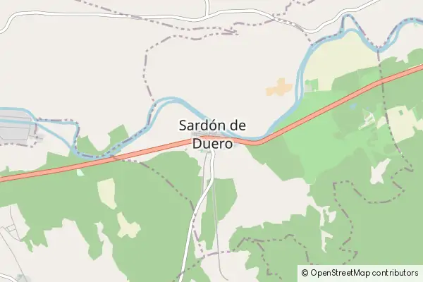 Mapa Sardón de Duero