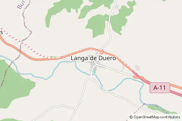 Mapa Langa de Duero