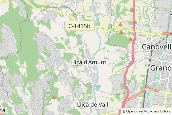 Mapa Lliçà d'Amunt