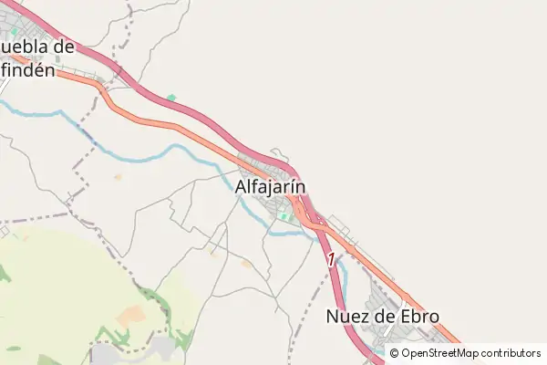 Mapa Alfajarín